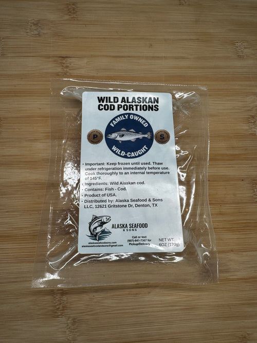Wild Alaskan Cod Portions