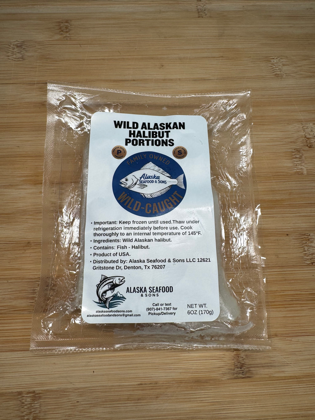 Wild Alaskan Halibut Portions