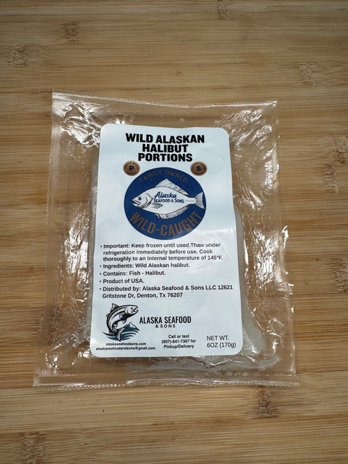 Wild Alaskan Halibut Portions